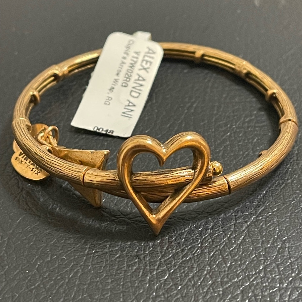 New Alex and Ani Heart Bangle